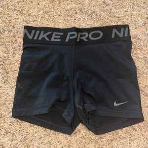 Black Nike Pro 3” Spandex
